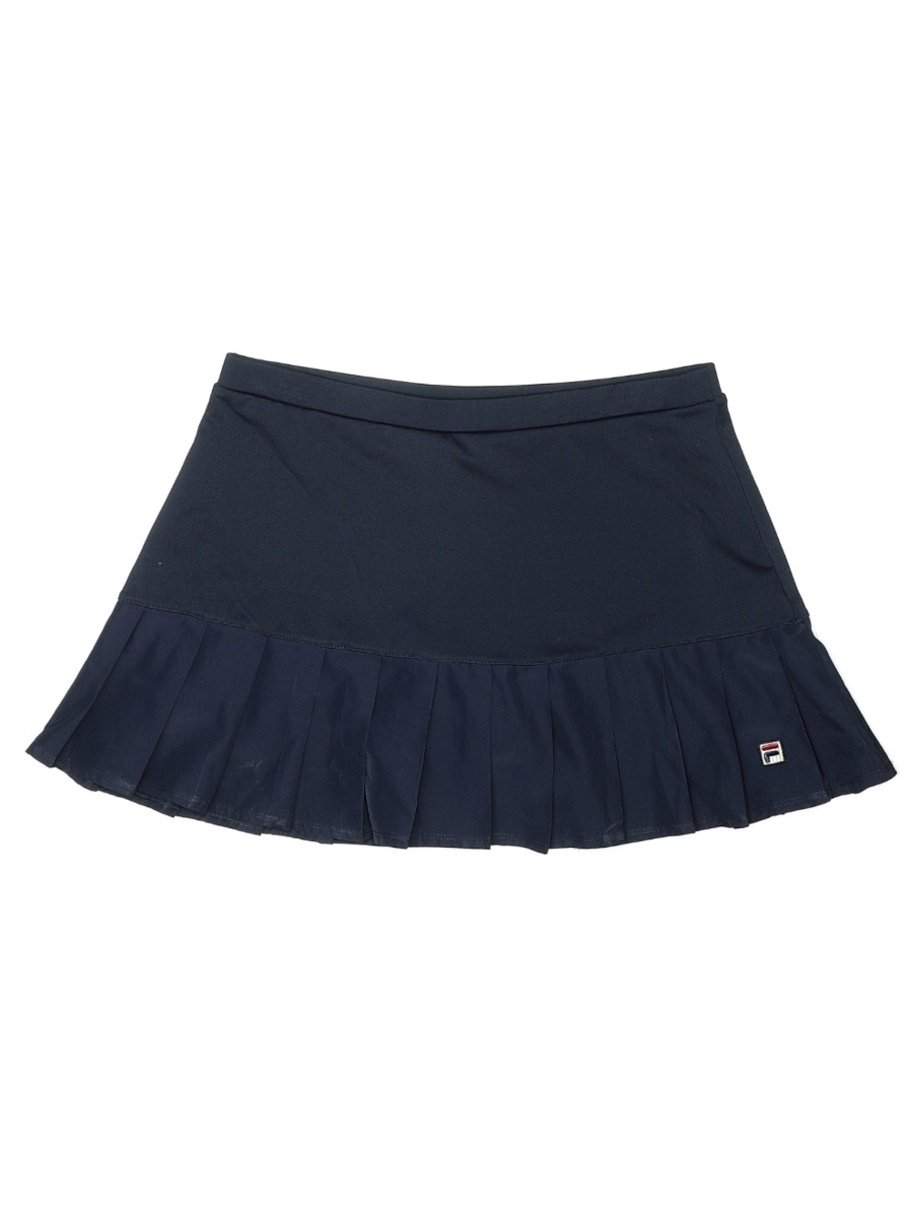 FILA Navy Pleated Mini Skirt with Logo